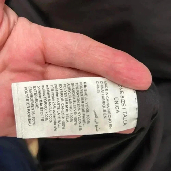 Chico's Black and White Houndstooth Coat - Picture 9 of 9